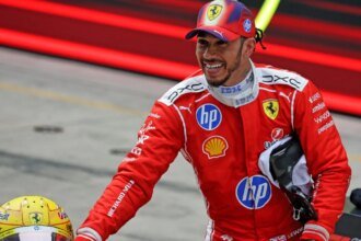 Hamilton ended his long wait for a first Ferrari podium in China