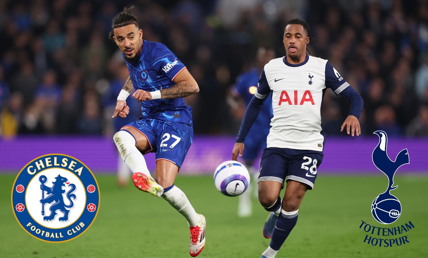 Chelsea and Spurs track 19-year-old attacker for hints of big future