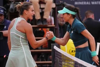 Sabalenka loses to Cirstea at Italian Open