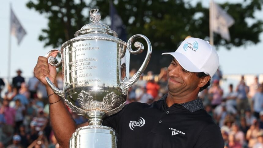 Aaron Rye, the biggest longshot major winner in at least 20 years