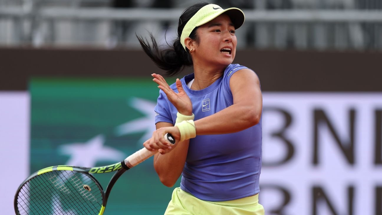 Alex Ila falls short of Elena Rybakina in the third round of the Italian Open and loses