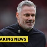 Jamie Carragher with Breaking news overlay