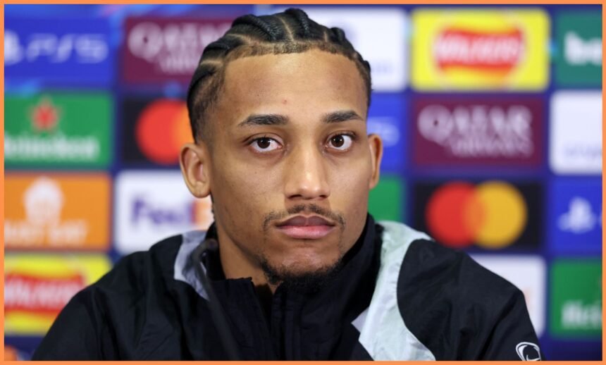 Joao Pedro in a press conference