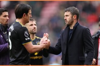 Harry Maguire and Michael Carrick