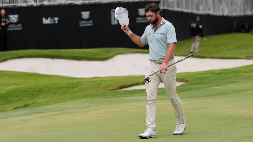 Cameron Young wins wire-to-wire at Cadillac Championship