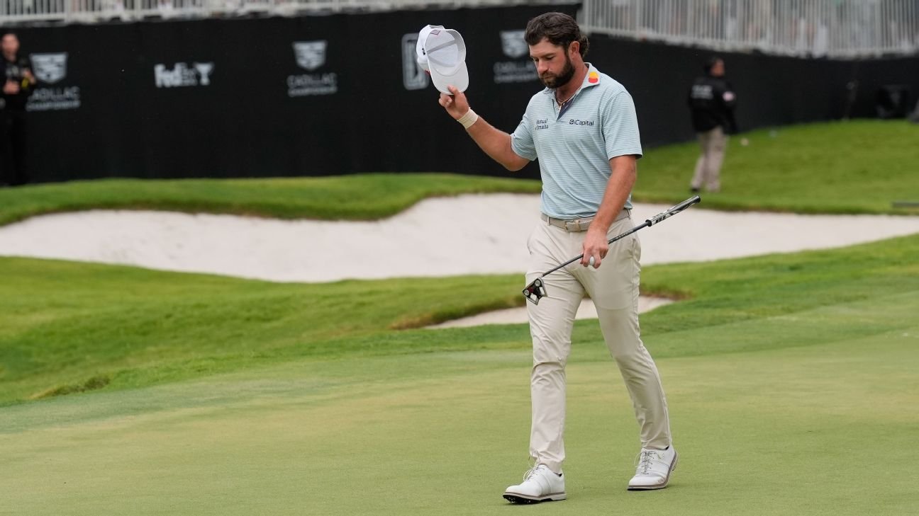 Cameron Young wins wire-to-wire at Cadillac Championship