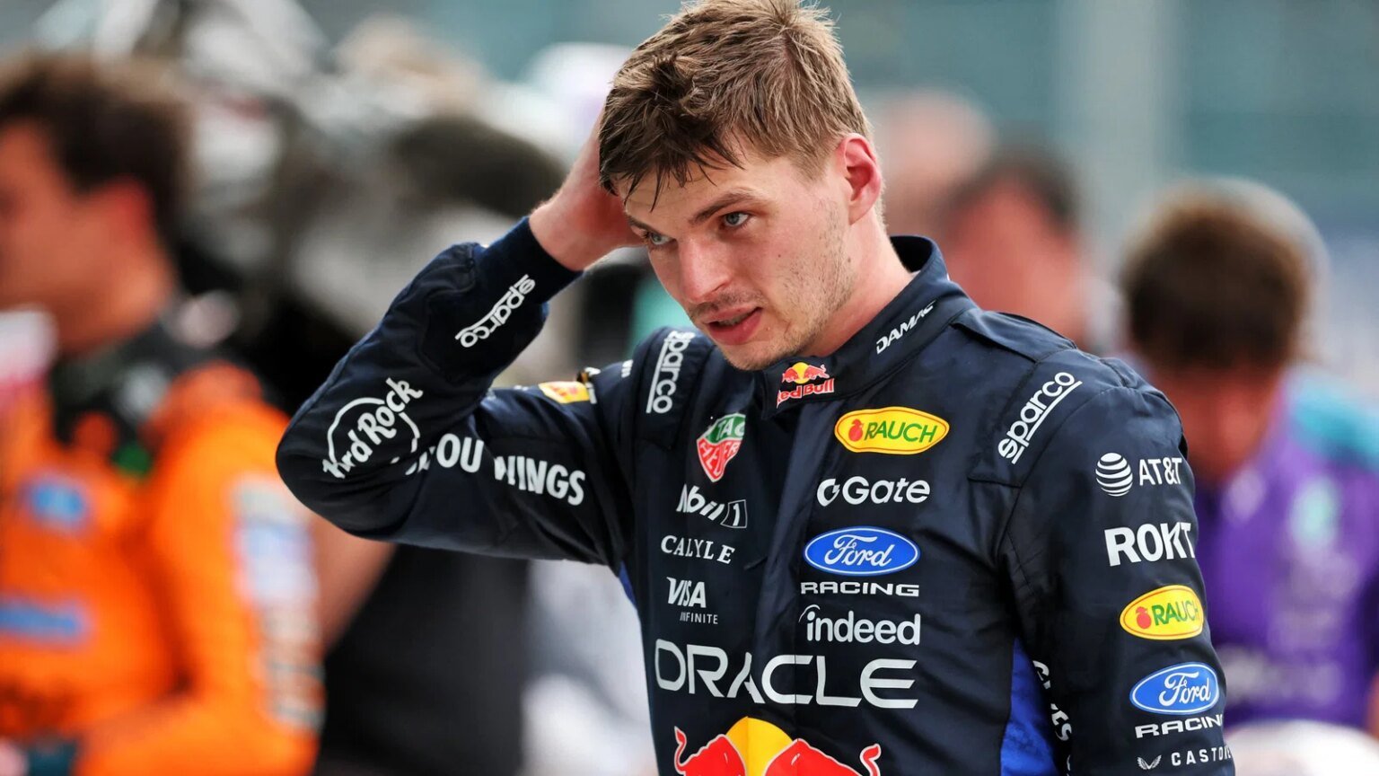 Verstappen picked up a post-race penalty but kept fifth
