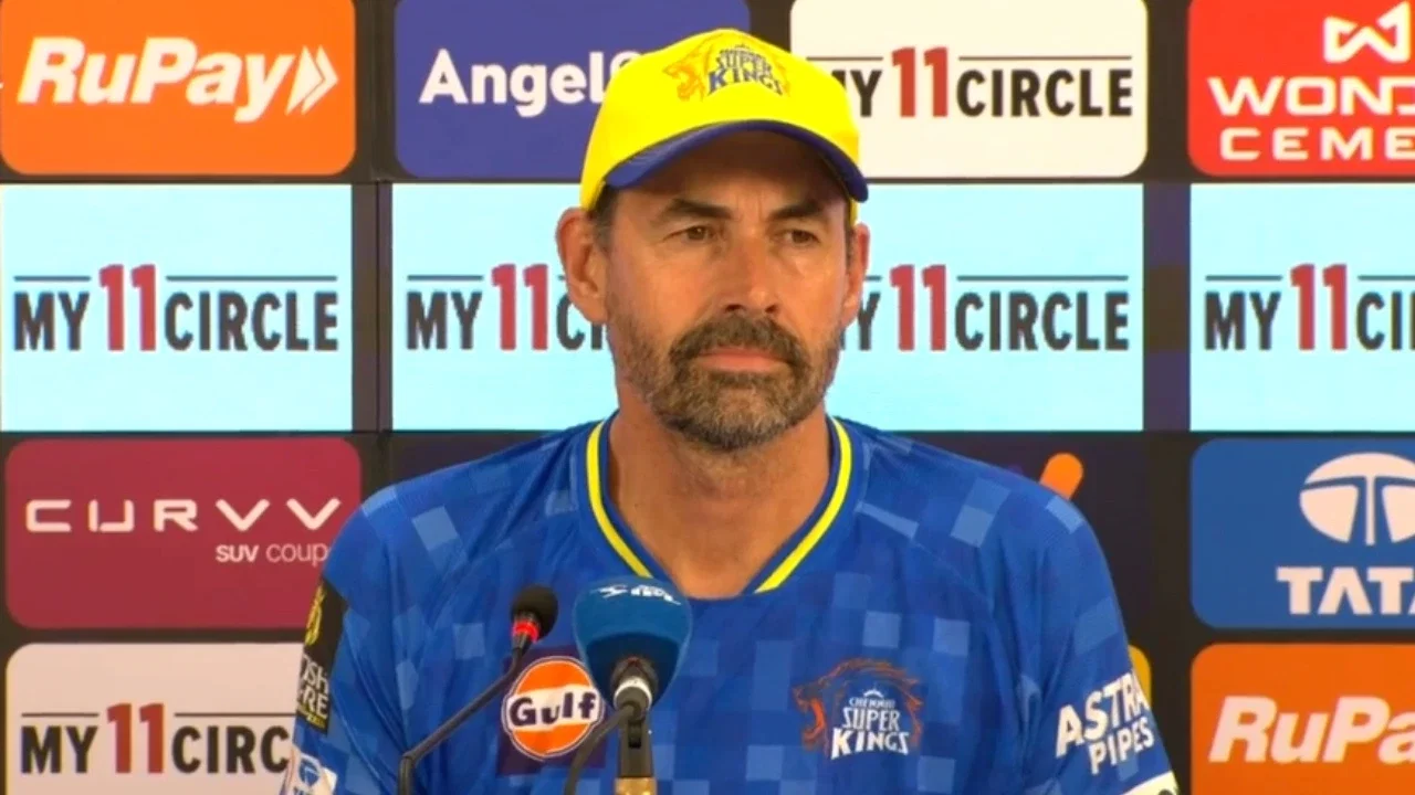 CSK Head Coach Stephen Fleming
