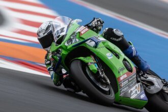 Garrett Gerloff, 2026 Czech WorldSBK. Credit: Gold and Goose.