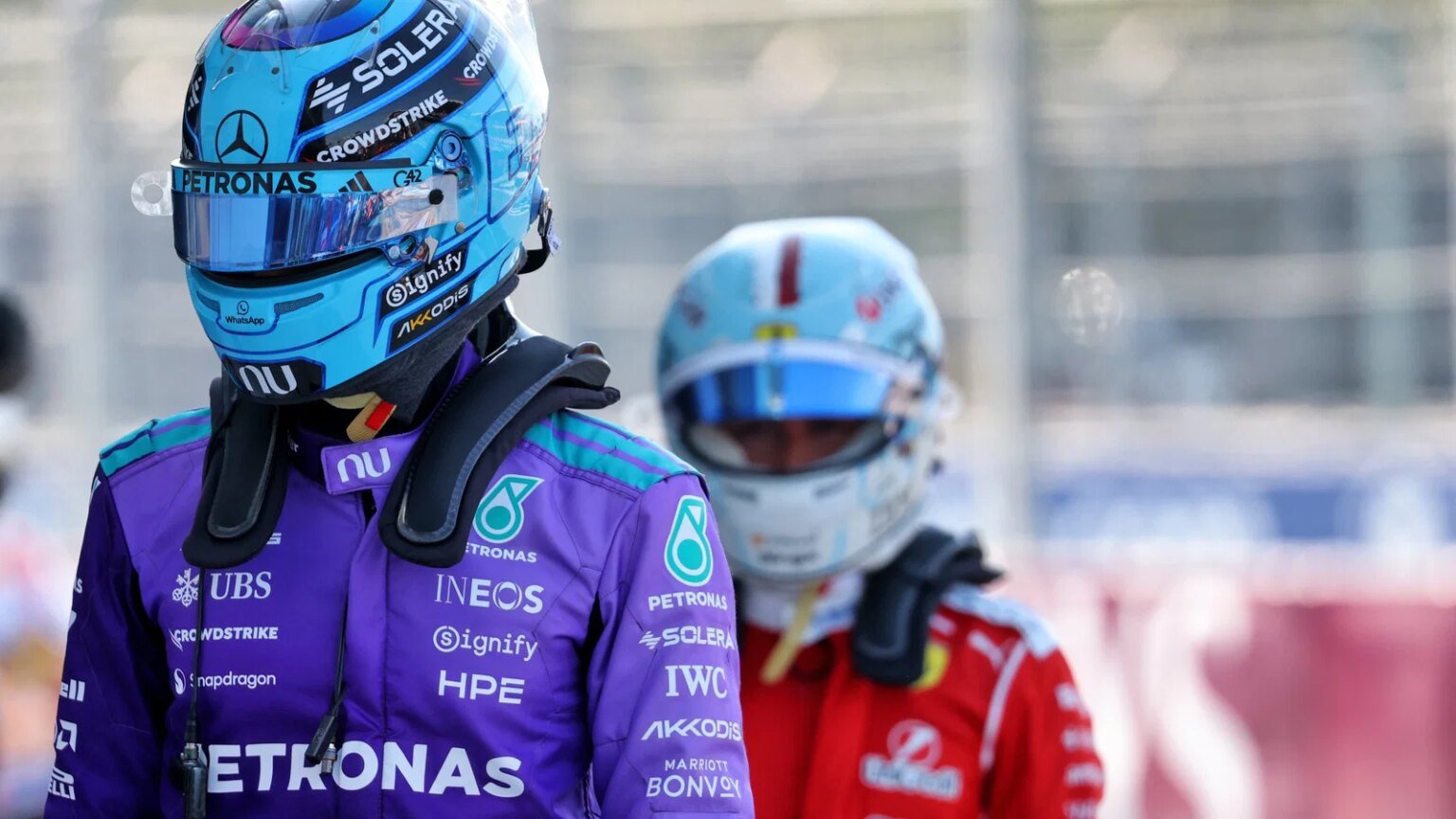 Russell was only sixth fastest in sprint qualifying