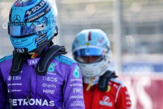 Russell was only sixth fastest in sprint qualifying