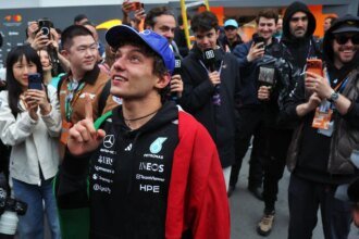 Antonelli celebrates in Canada