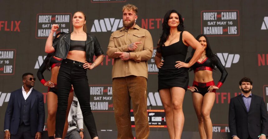 Jake Paul claims he was paid more for Ronda Rousey's return fight than Ilia Topria