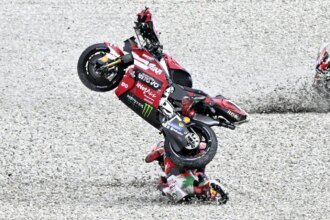 Johann Zarco, Pecco Bagnaia, 2026 Catalan MotoGP accident.