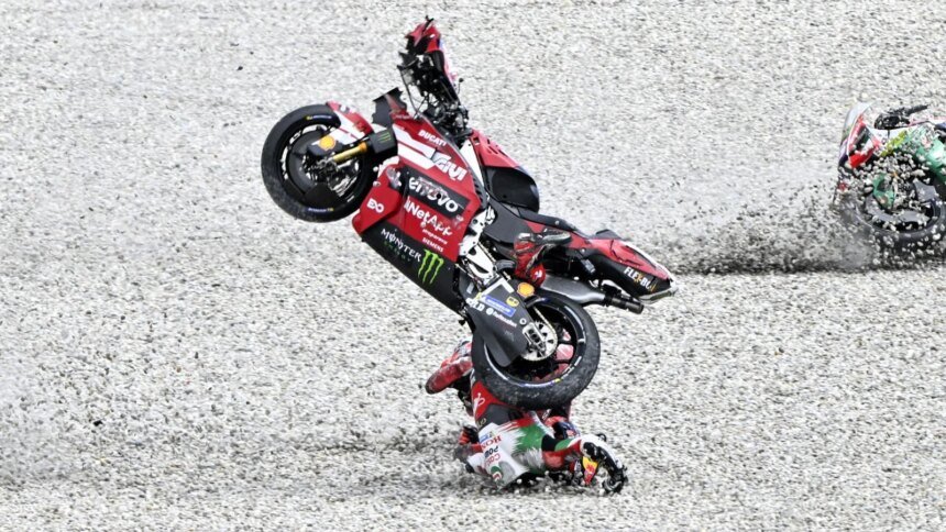 Johann Zarco, Pecco Bagnaia, 2026 Catalan MotoGP accident.