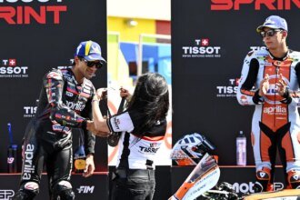 Raul Fernandez, Jorge Martin, 2026 Italian MotoGP Sprint.