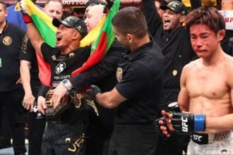 Joshua Van Stops Tatsuro Taira with Brutal KO to Retain Flyweight Title - UFC 328 Highlights