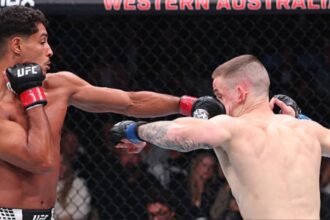 Marwan Rahiki Stays Undefeated with Vicious First-Round KO of Ollie Schmid - UFC Perth Highlights