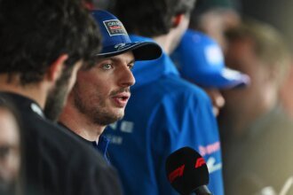 Verstappen faces the media in Canada