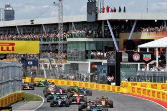 The start of the 2025 F1 Canadian Grand Prix