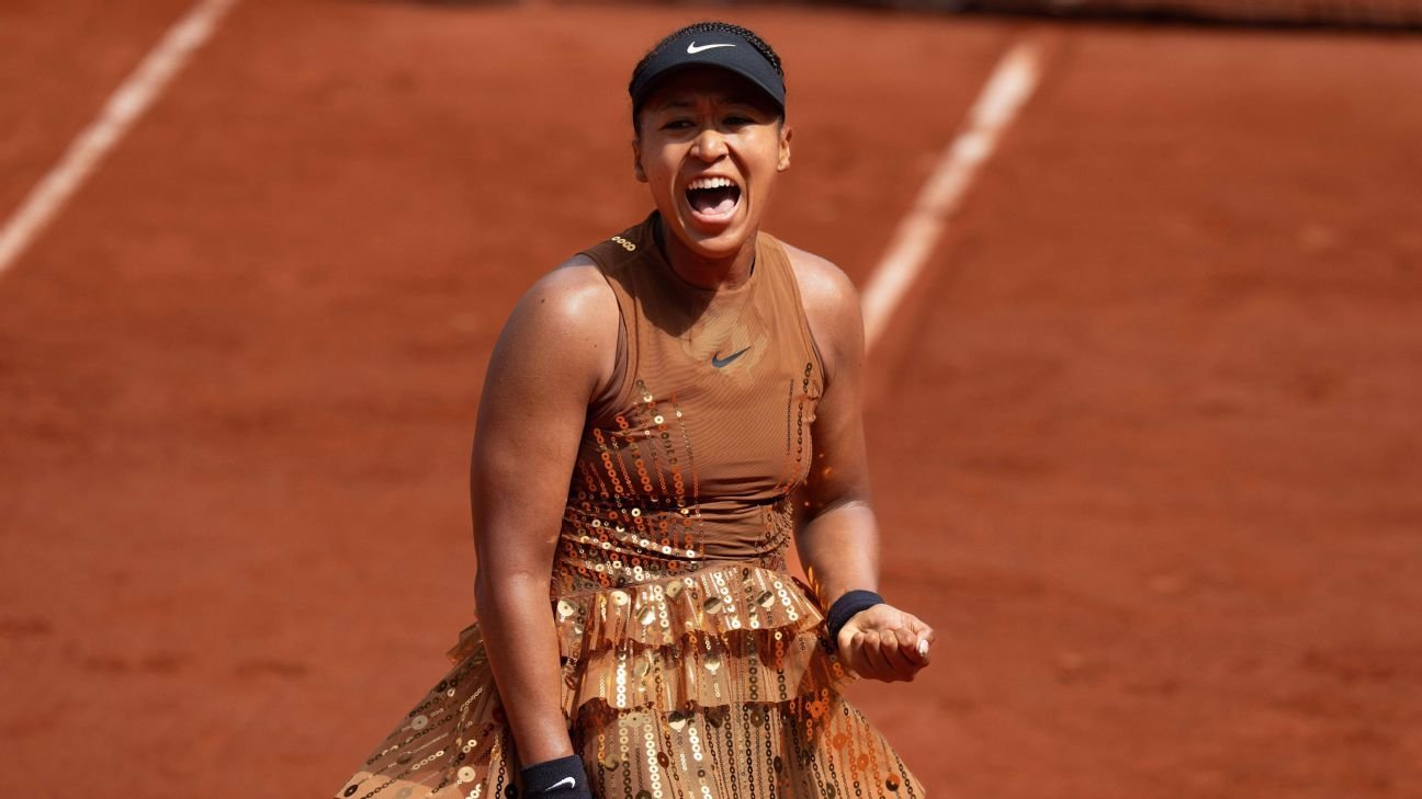Naomi Osaka advances to the last 16 of the French Open for the first time, facing Sabalenka