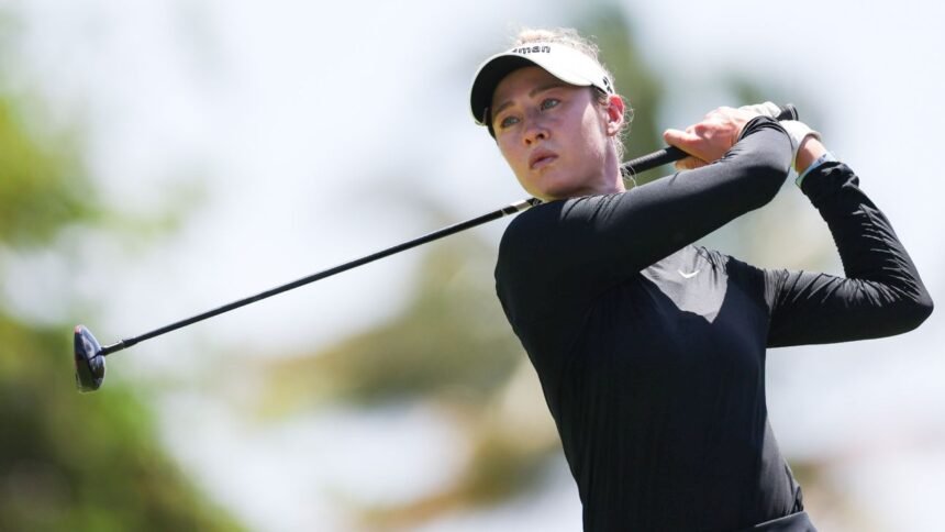 Nelly Korda leads the Mexican LPGA with 67 points