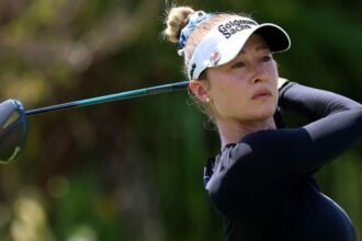 Nelly Korda makes eagle to secure 3-stroke lead in Mexico