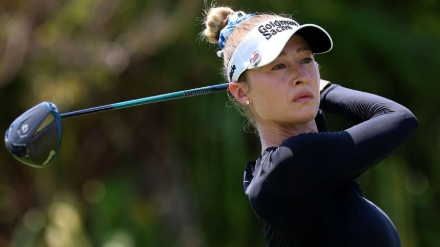 Nelly Korda makes eagle to secure 3-stroke lead in Mexico