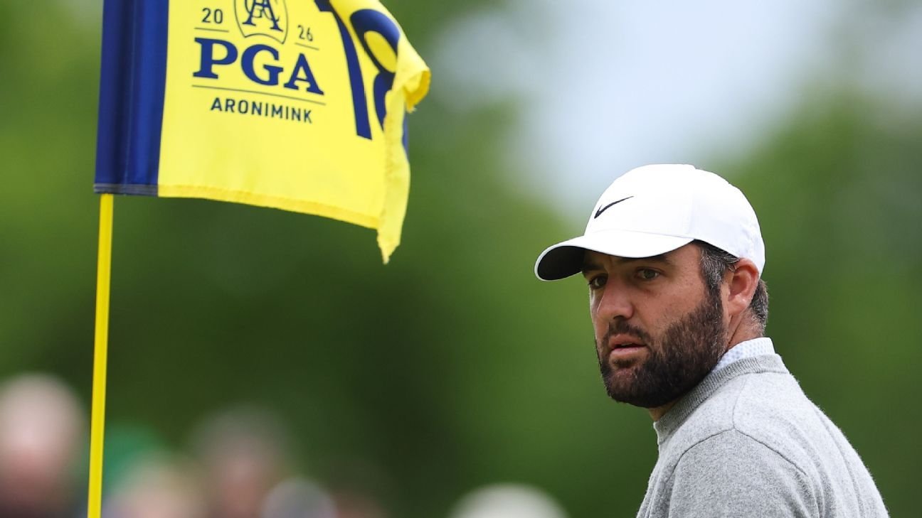 PGA Championship odds: Scheffler is the heavy favorite after the first round. Lolly's struggle