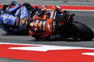 Alex Marquez, Pedro Acosta, 2026 Catalan MotoGP Sprint.