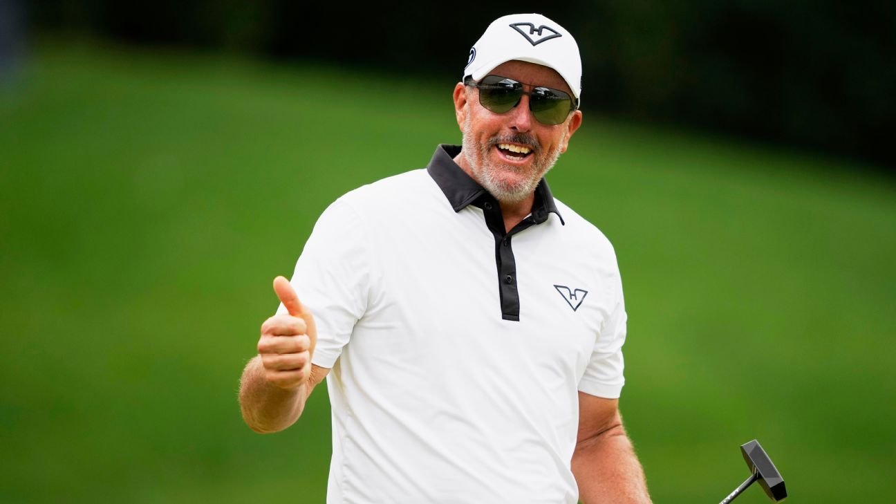 Phil Mickelson out, Max Homa to play in next week's PGA Championship