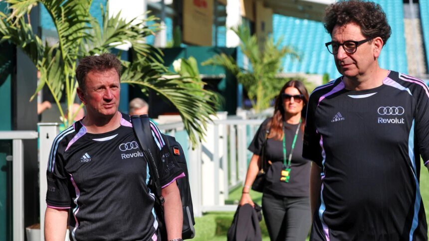 McNish and Binotto in Miami