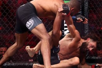 Salahdine Parnasse Blasts Through Kenneth Cross with Brutal Body Shot Knockout - Rousey vs. Carano Highlights