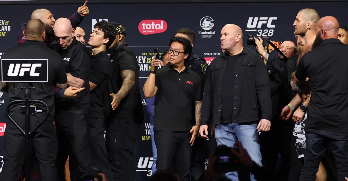 Sean Strickland beats Khamzat Chimaev for 'cheating' at UFC 328 weigh-in, accuses him of not making weight