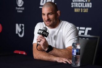 Sean Strickland responded to Khamzat Chimaev's release of sparring footage, saying, ``That guy is just a fucking rat.''