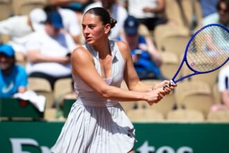 Ukraine's Marta Kostyuk says a missile landed near her parents' home in Kiev
