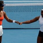 Venus Williams, 45, plays doubles at Roland Garros