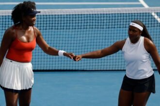 Venus Williams, 45, plays doubles at Roland Garros