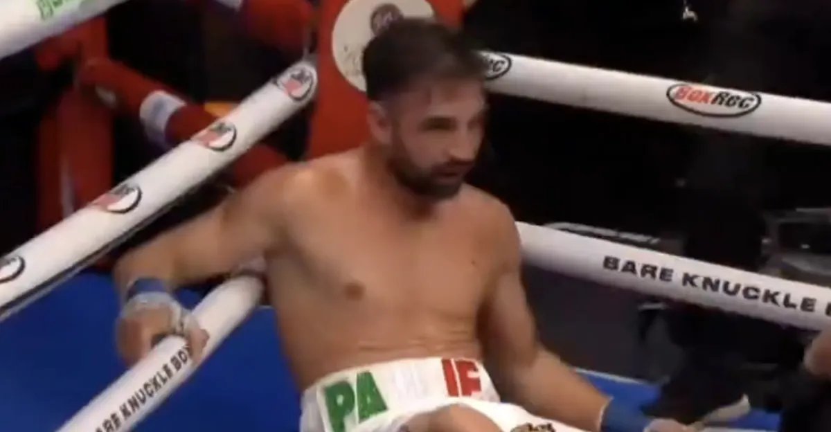 Video: Paulie Malignaggi gets obliterated by UFC veteran in bare-knuckle boxing match
