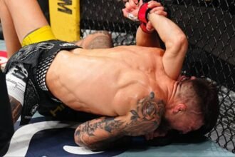 Yaroslav Amosov Locks in Nasty Arm Triangle to Submit Joel Alvarez - UFC 328 Highlights