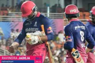 RR suffers injury scare with Ravindra Jadeja retiring hurt mid-innings in Qualifier 2 vs GT