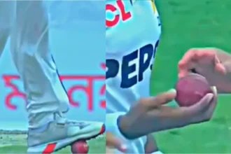 Watch: Shaheen Afridi does blatant ball-tampering during BAN vs PAK 1st Test, umpires intervene