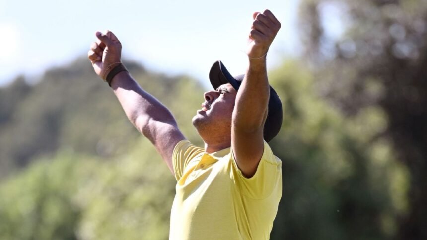 Yurav Premlol wins DP World Tour by 14 points, closing in on Tiger Woods' record