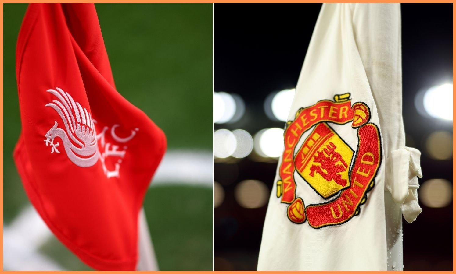 Liverpool Man United flag