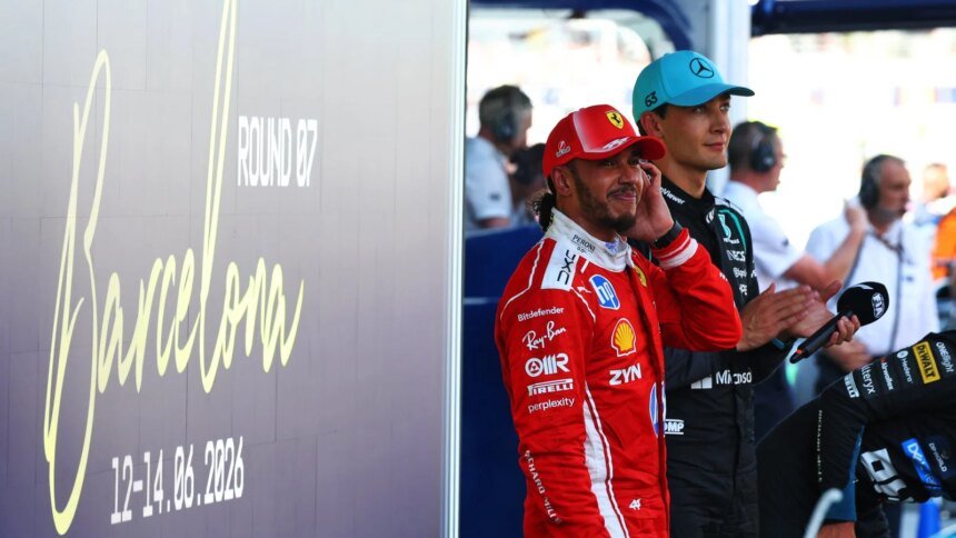 Hamilton in Barcelona