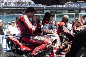 Nicolo Bulega, 2026 Emilia-Romagna WorldSBK, grid. Credit: Gold and Goose.