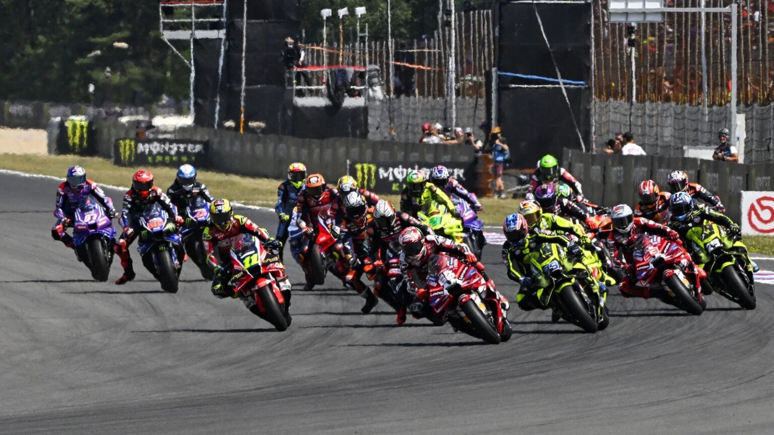 MotoGP start.