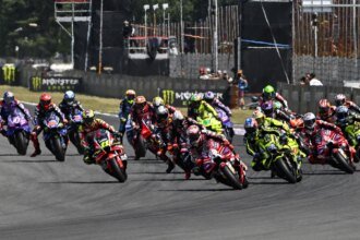 MotoGP start.