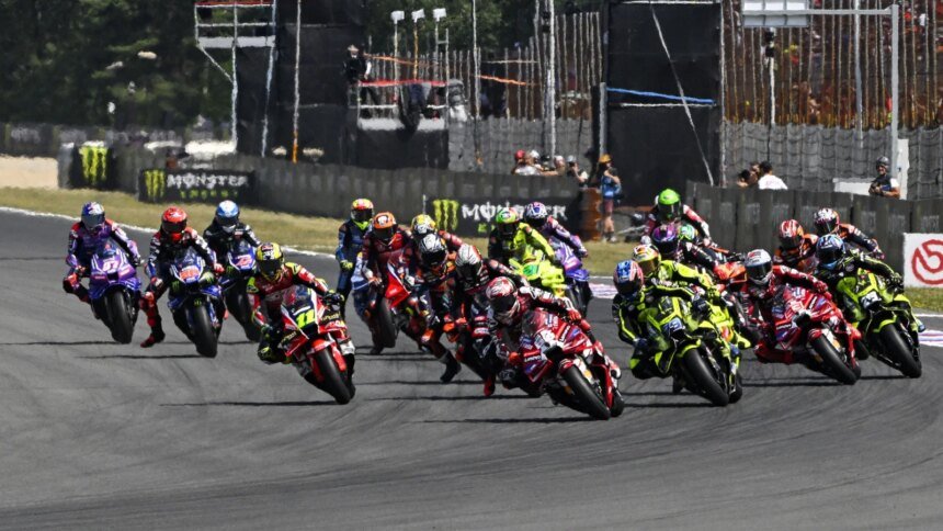 MotoGP start.