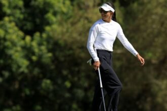 After the second round, Alison Li and Ruoning Ying are tied for first place in the U.S. Women's Open.